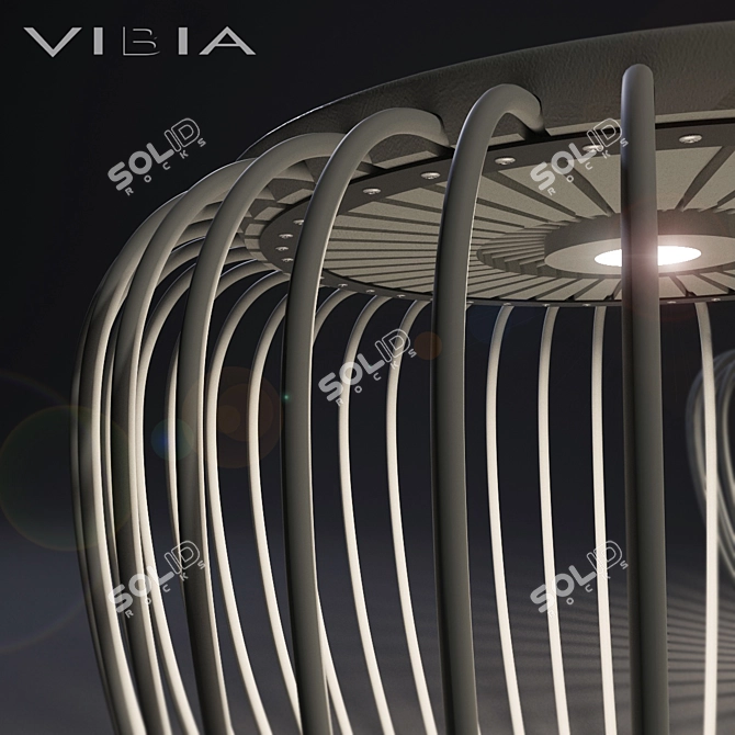 Versatile Street Light: VIBIA MERIDIANO 4710/4715 3D model image 2
