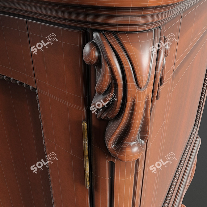 Tessoro Uffizi 100: Elegant White Bathroom Furniture 3D model image 3