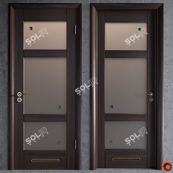 Millennium Interior Door - Grade 2.2 3D model image 1