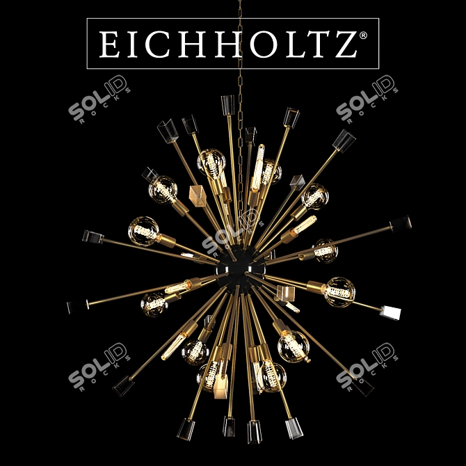 Elegant Tivoli Chandelier - 24 Light 3D model image 1