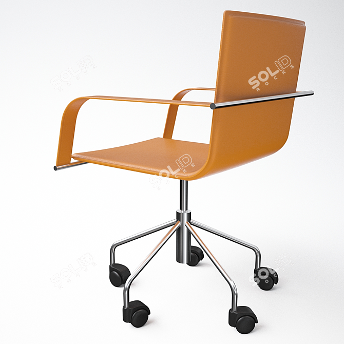 Elegant Galena Chair 3D model image 2