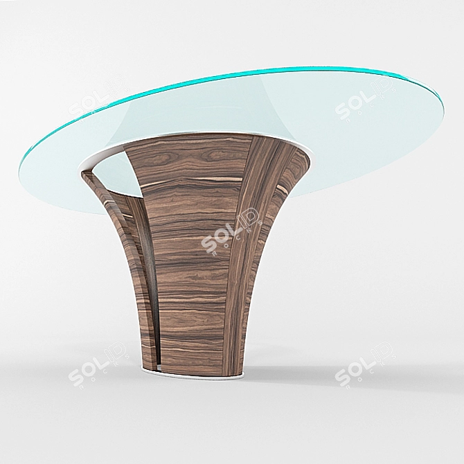 Elio Oval Nova Table 3D model image 2