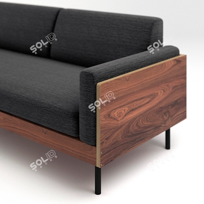 Contemporary William Sofa 3D model image 3