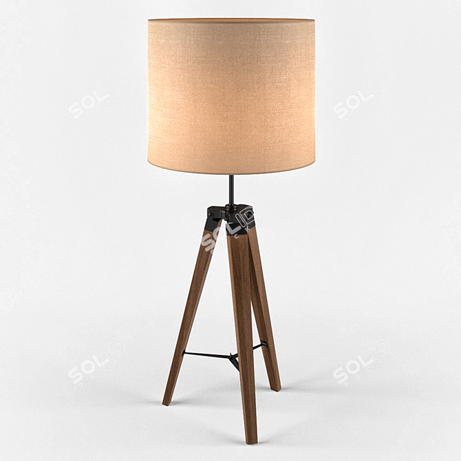 Elegant Eglo LANTADA Pendant Light 3D model image 1