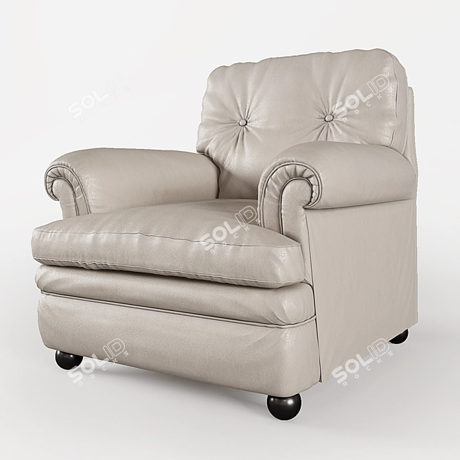 Dream A Luxury Armchair 3D model image 2