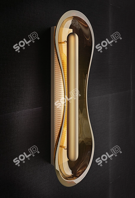 Sleek Cell 3D Lamp 3D model image 2