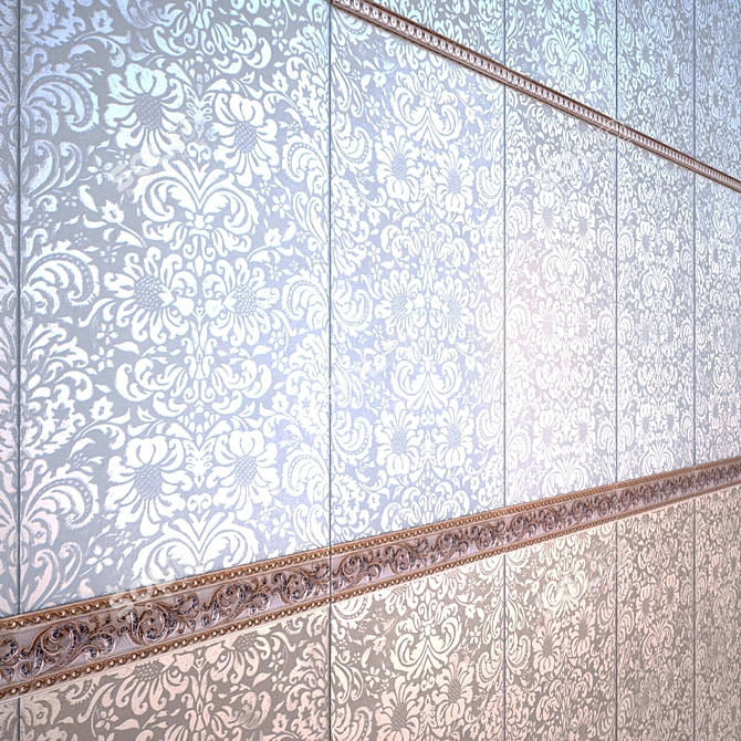 Silk Inspired: Pamesa Ceramica La Maison Tiles 3D model image 1