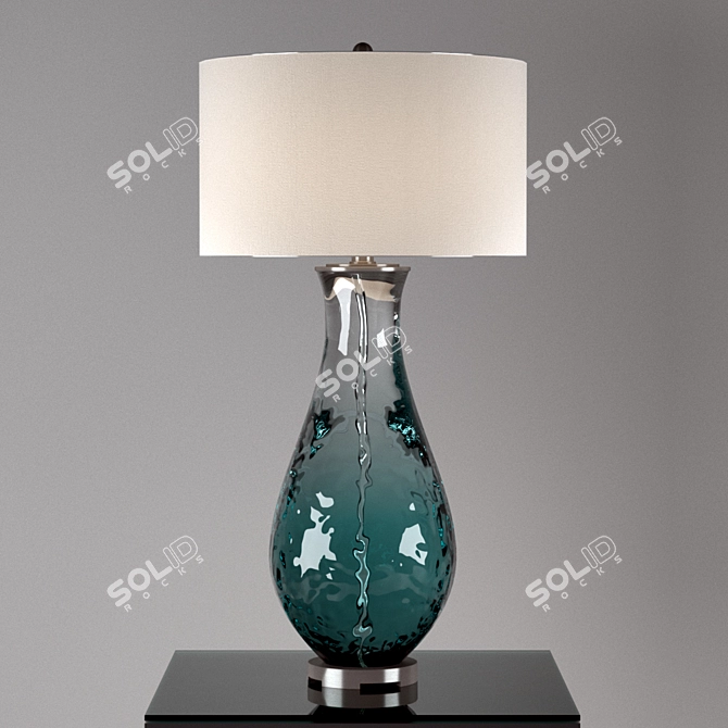 Elegant Vescovato Floor Lamp 3D model image 1