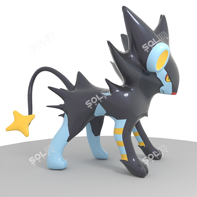 Electric Beast Luxray - Final Pokémon 3D model image 1