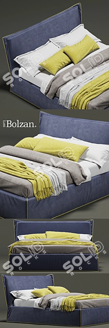 Elegant Chic Upholstered Chair 3D model image 3