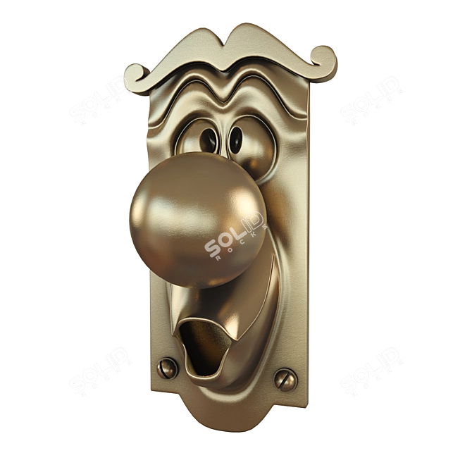 Title: Wonderland Camp Door Handle 3D model image 1