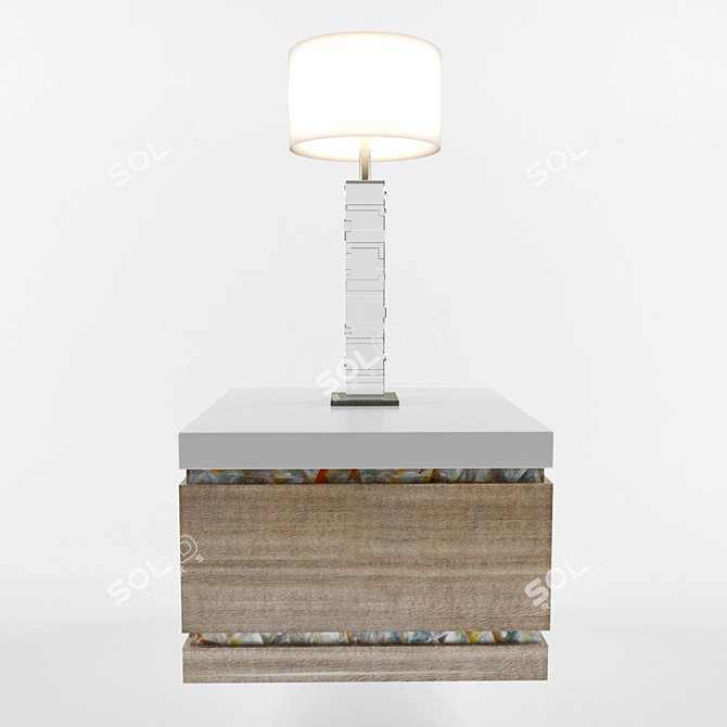 Elegant Porta Romana GLB17 3D model image 1