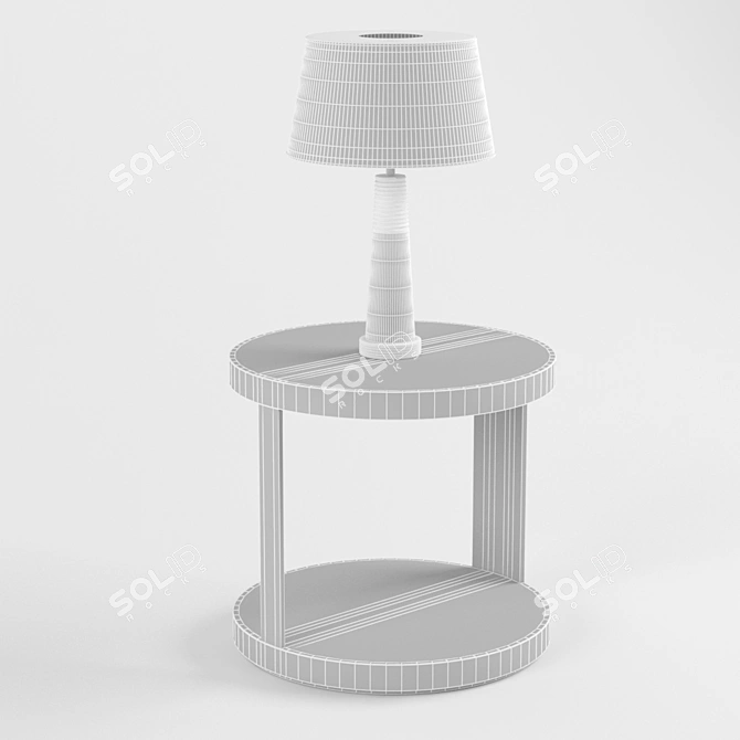 Versatile Side Table 3D model image 2