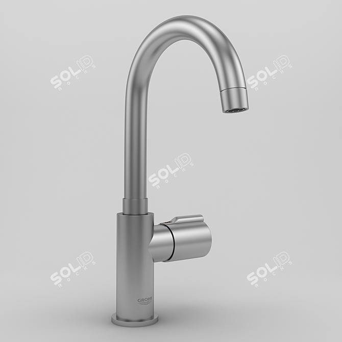 Grohe Red Duo 30080: Convenient Size for Any Kitchen 3D model image 1