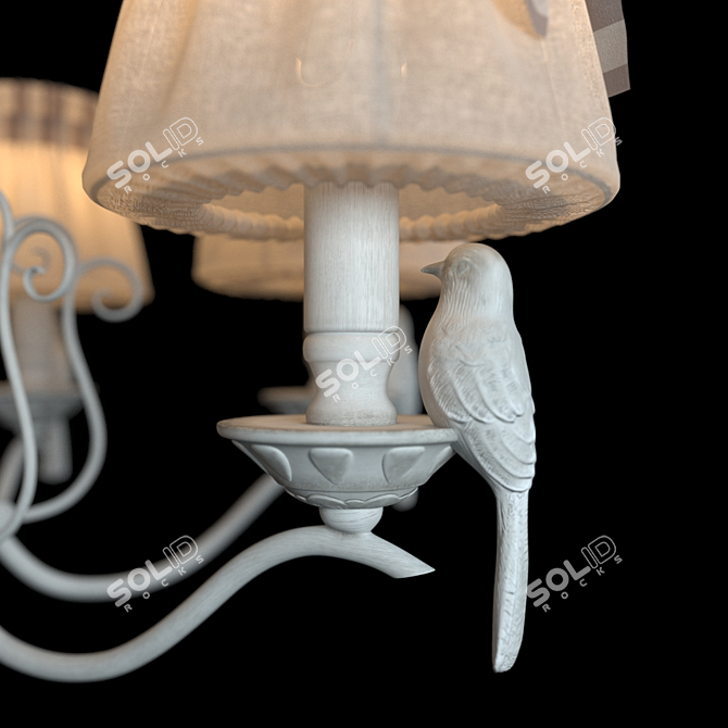 Maytoni Elegant Chandelier ARM013-06-W 3D model image 2