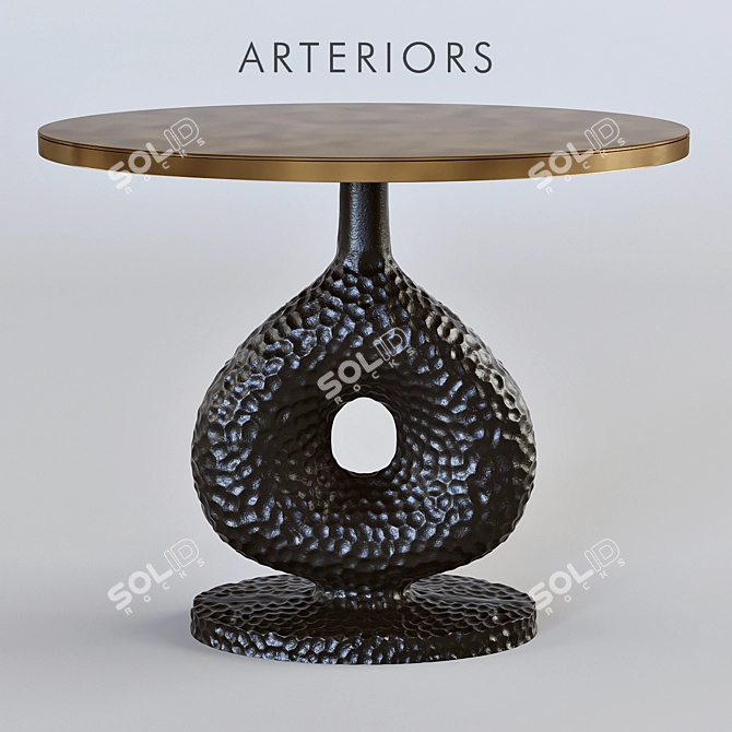 Sleek Seth Side Table: A Stunning Addition 3D model image 1