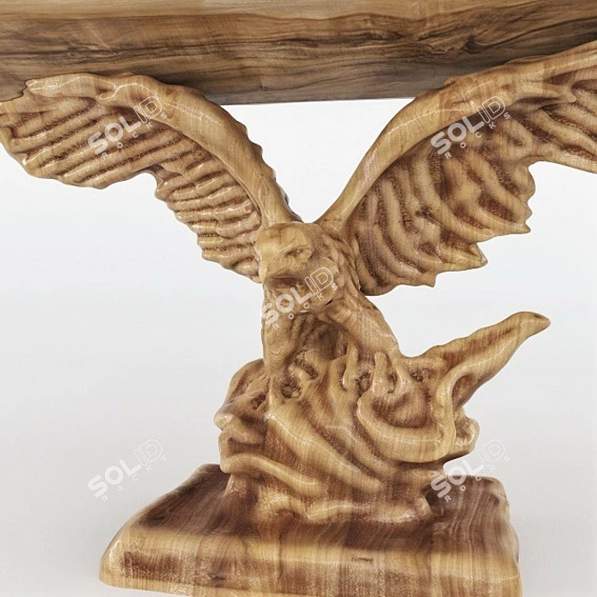 Sleek-Style Table EagleFly 3D model image 2