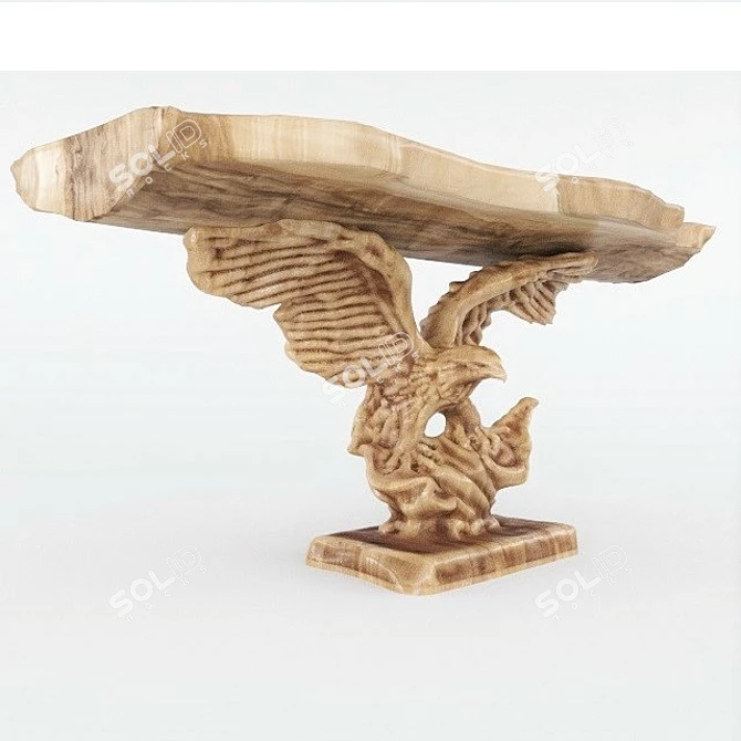 Sleek-Style Table EagleFly 3D model image 3