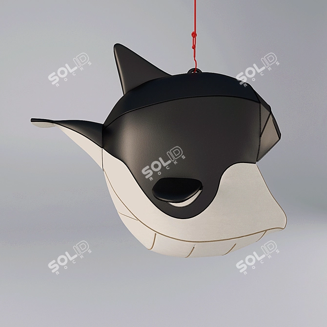 Playful Hanging Shark Chair by Porky Hefer 3D model image 3