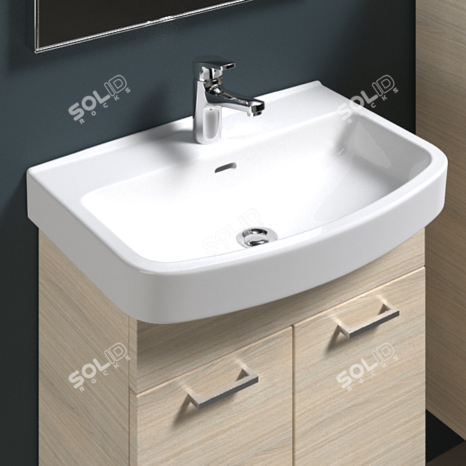 Nordic Dream Washbasin 3D model image 2