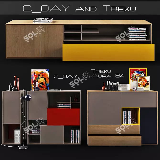 Modular Storage Set by C_Day / TREKU 3D model image 1