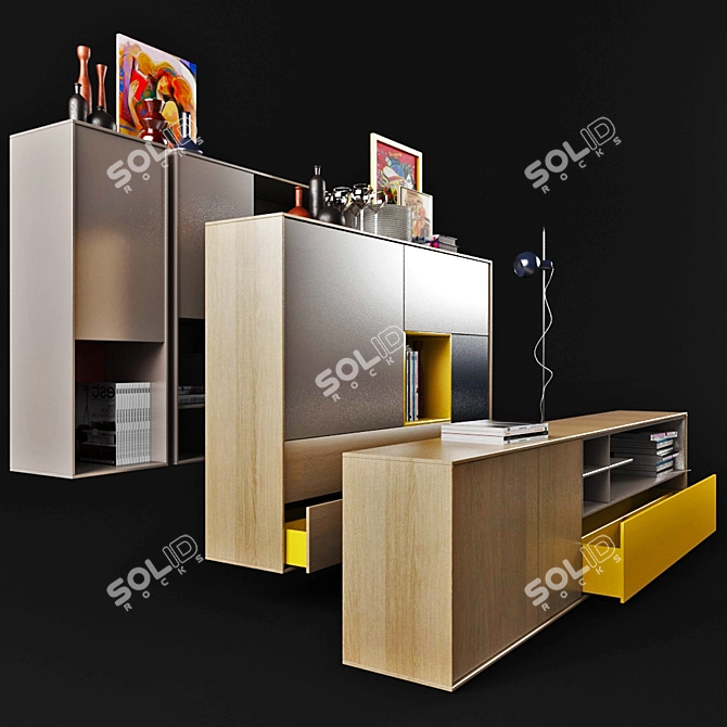 Modular Storage Set by C_Day / TREKU 3D model image 2