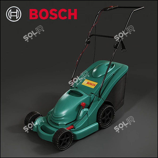 Efficient Bosch Lawn Mowers 3D model image 1