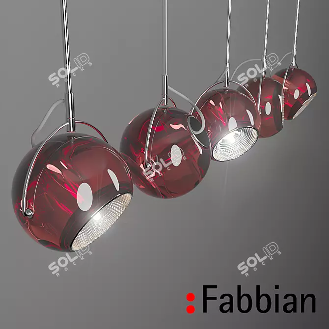 Stylish Fabbian Beluga Colours 3D model image 2