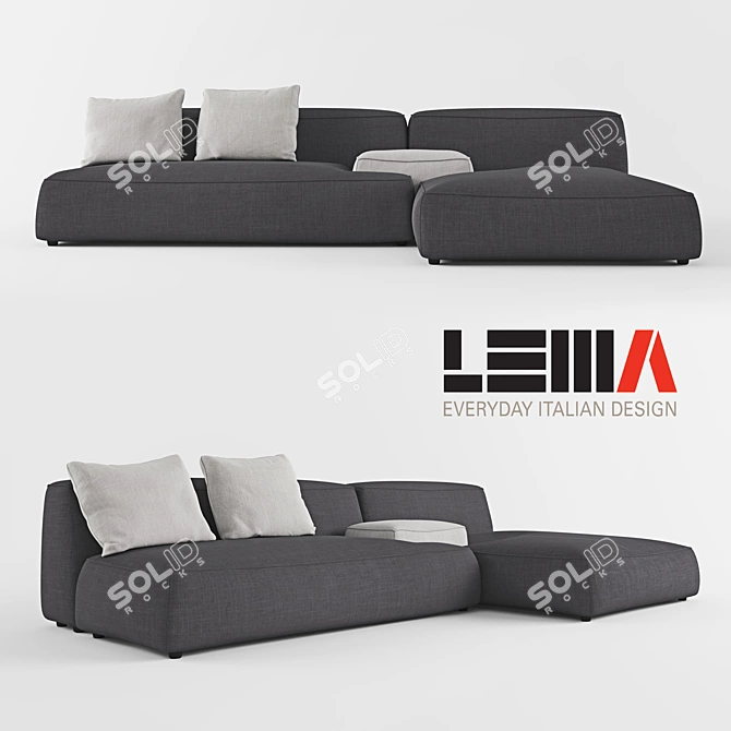 LEMA Cloud Sofa Collection 3D model image 1