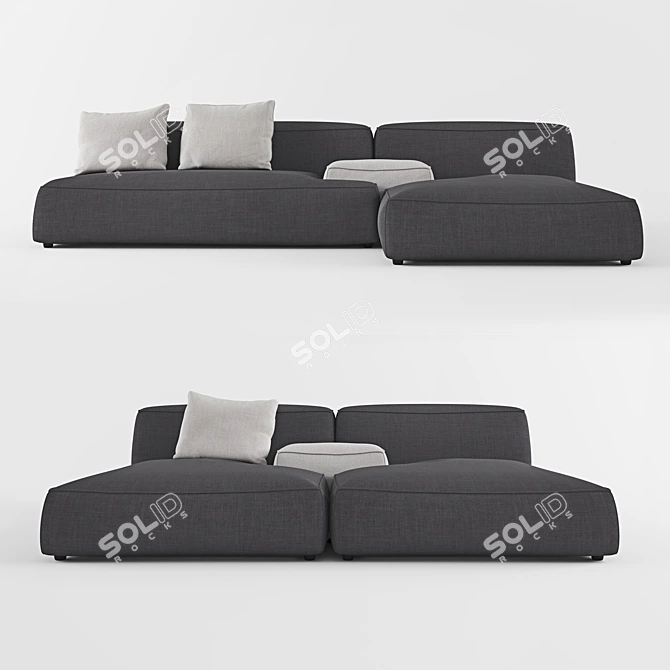 LEMA Cloud Sofa Collection 3D model image 2