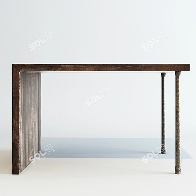  Urban Loft Coffee Table 3D model image 2