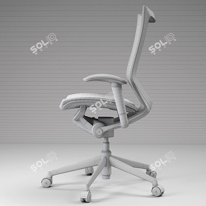 ErgoMax CP Chair 3D model image 3