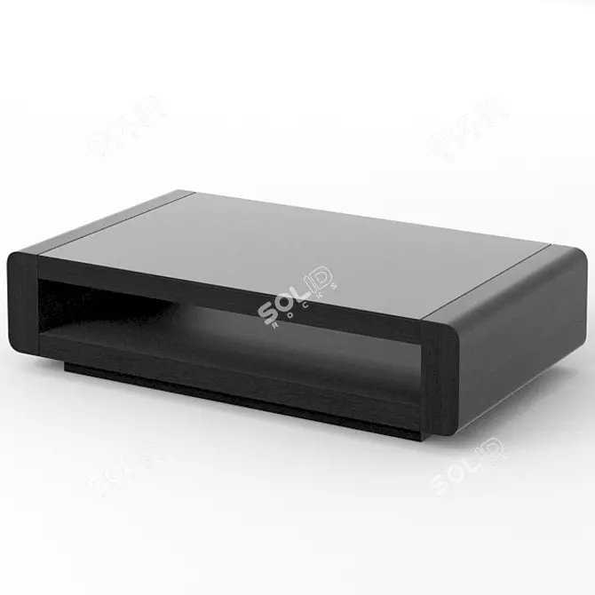 Sleek Minimalist Coffee Table 3D model image 1