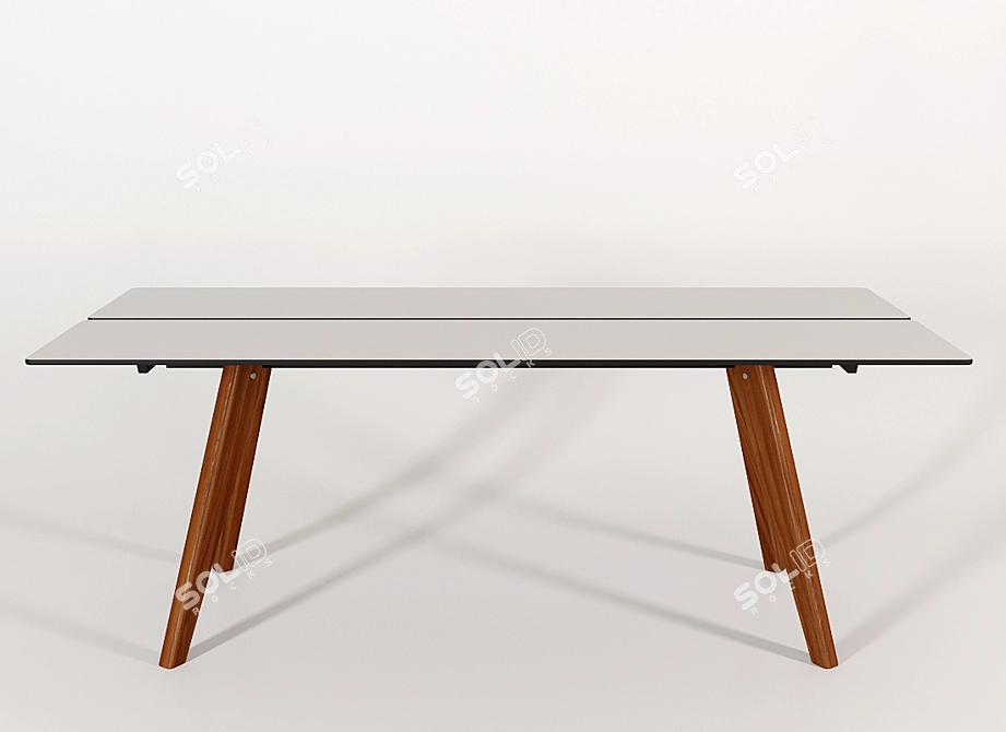 Adelaide Modern Dining Table 3D model image 3