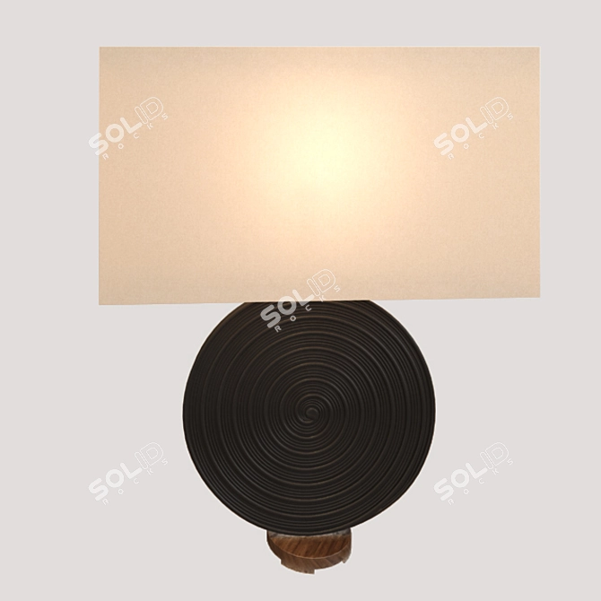 Modern Minimalist Table Lamp 3D model image 1