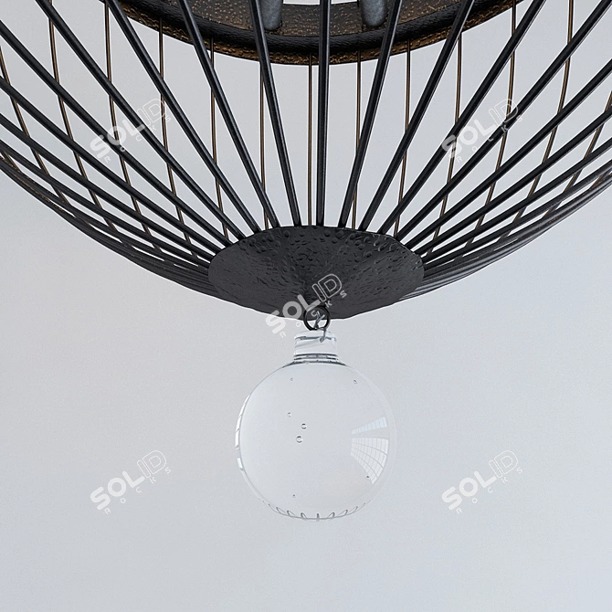 Arteriors Aiden Chandelier | Elegant Lighting Fixture 3D model image 3