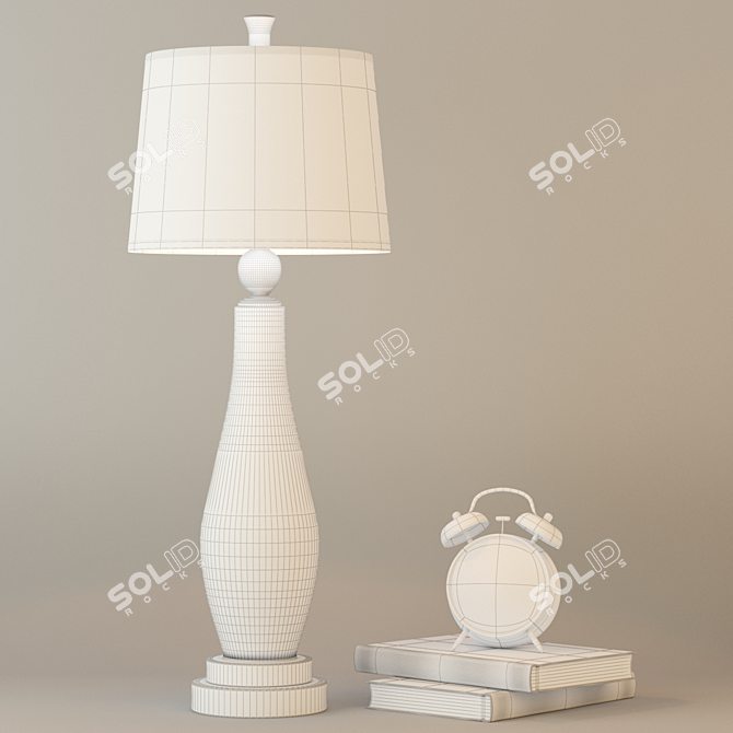 Elegant Belinus Table Lamp 3D model image 3