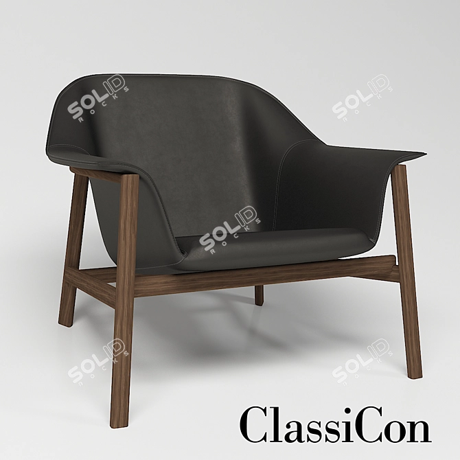 Sleek Sedan Chair by ClassiCon: Royalty and Comfort Unite 3D model image 1