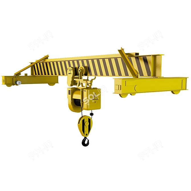 Lift Crane 3D model image 1