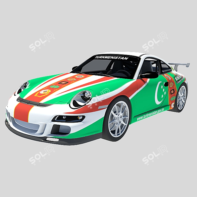 Ultimate Performance: 997GT3 3D model image 1