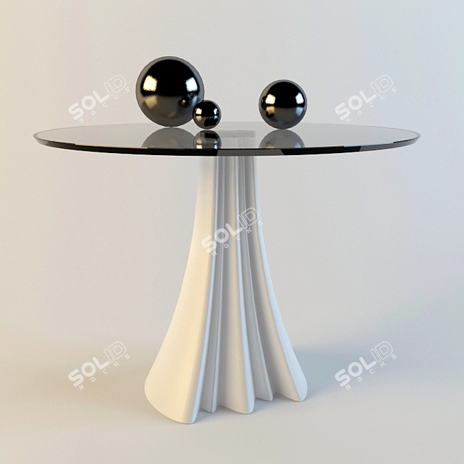 Sipario Bistrot Table by Cattelan Italia 3D model image 2
