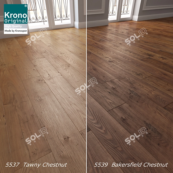 Krono Original Vintage Chestnut Laminate 3D model image 1