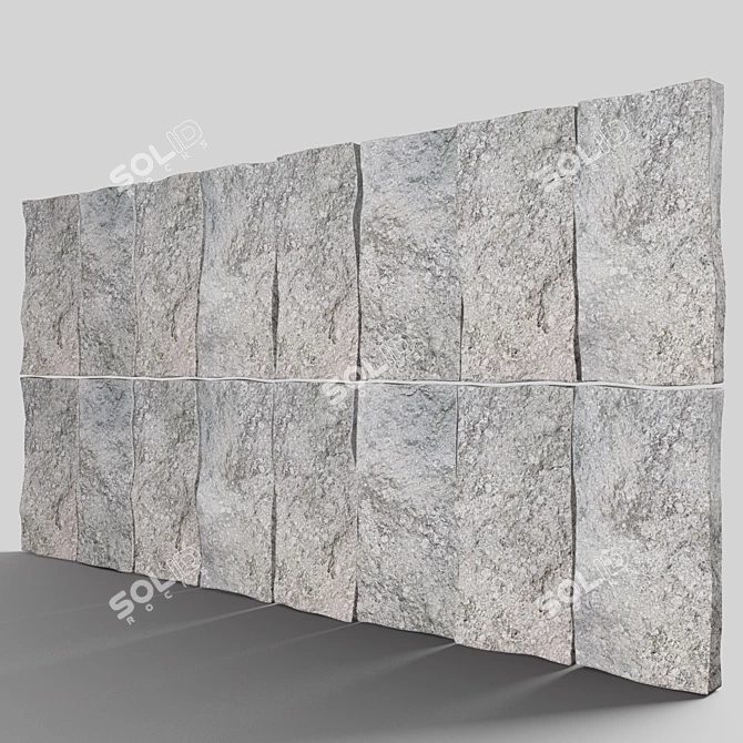 Mountain Tiles: 16-Piece Set 3D model image 2