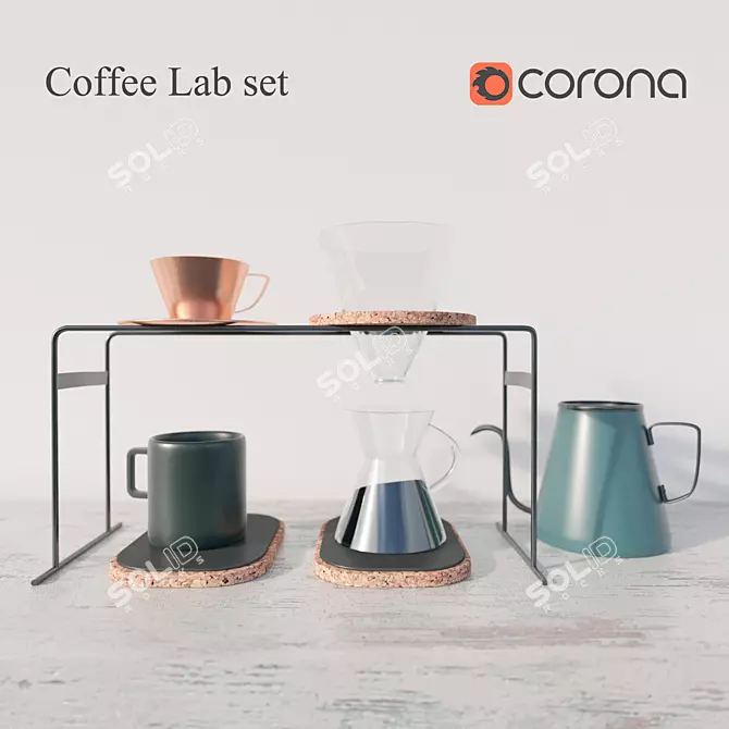 Coffee Lab: The Ultimate Brewing Set 3D model image 1
