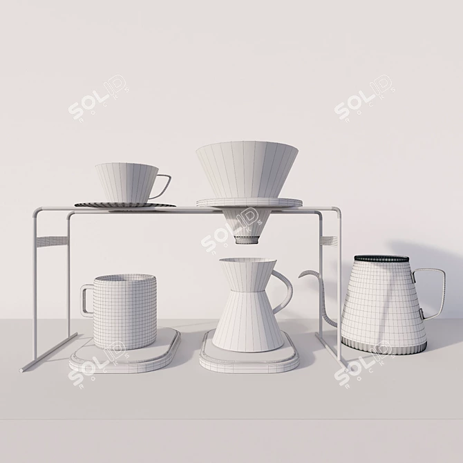 Coffee Lab: The Ultimate Brewing Set 3D model image 3