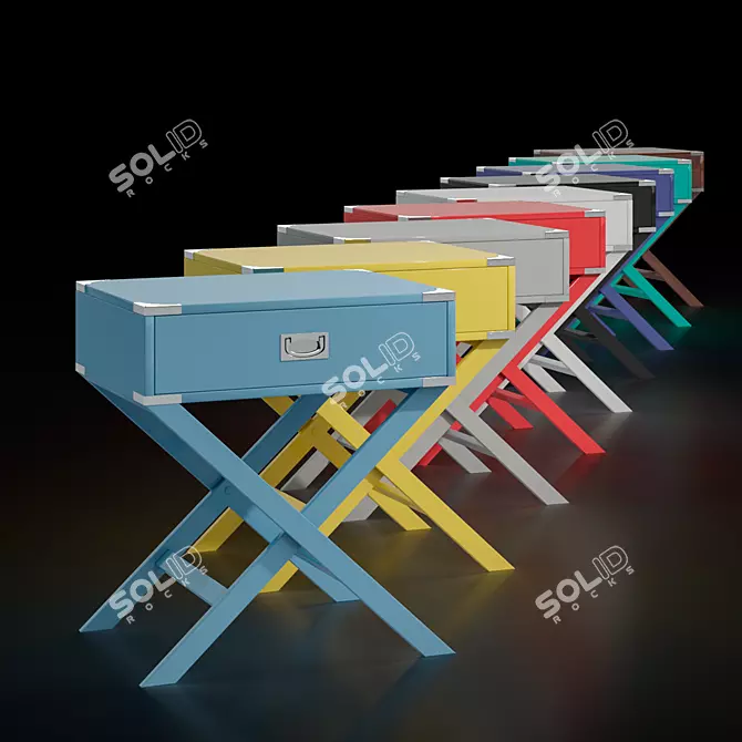 Vibrant Choices: INSPIRE Q Tables 3D model image 1