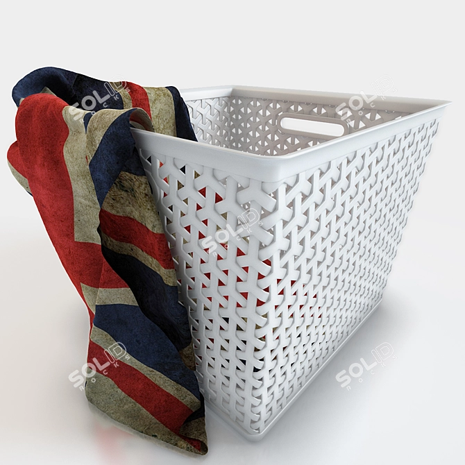 Laundry Basket in 320*320*270 Size 3D model image 1