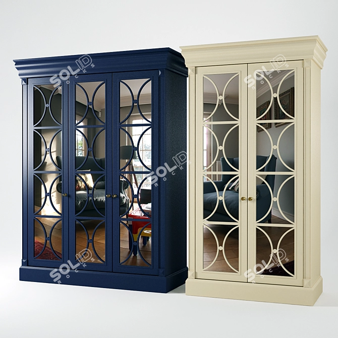  Classic Wardrobe | 3 Sizes | 3D Max & Vray 3D model image 2