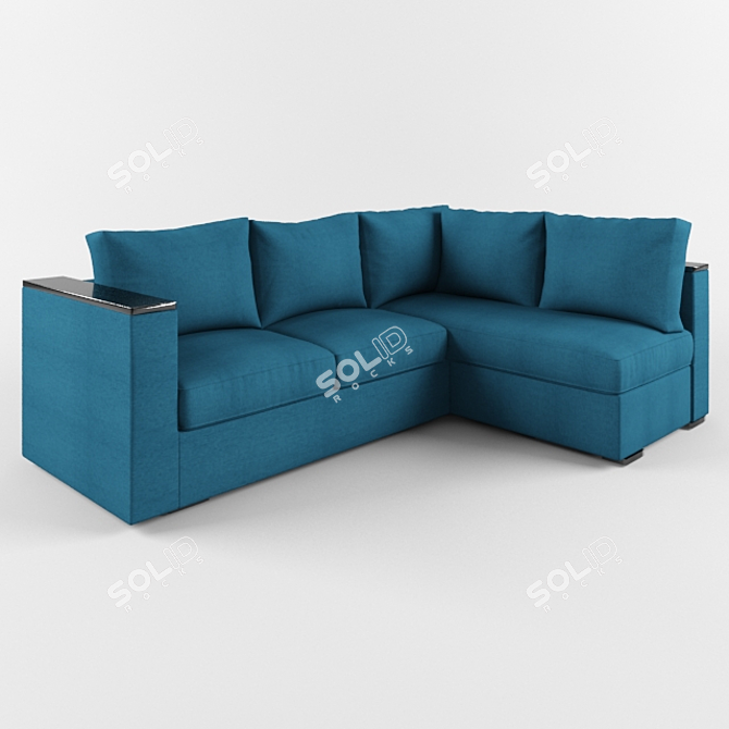 Cozy Bliss Sofa 3D model image 2