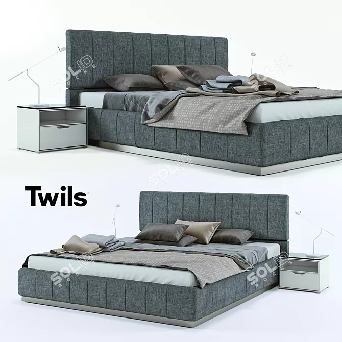 Sleek Barrè Twils: Innovation in Design 3D model image 1